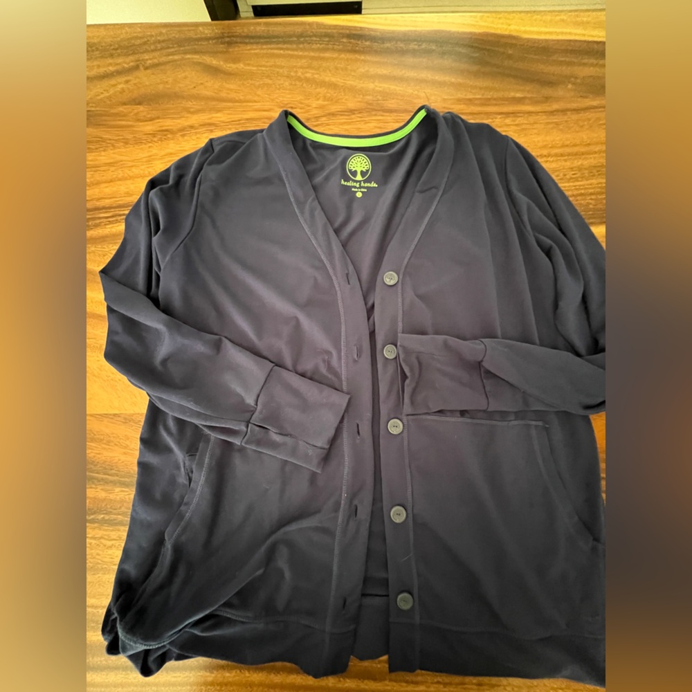 Healing Hands Navy Blue Women's Jacket